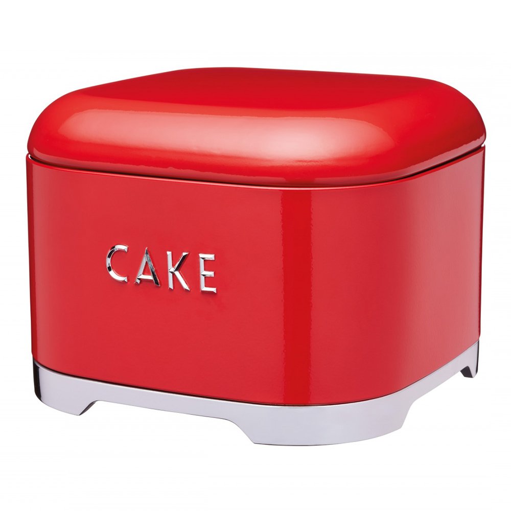 kitchen craft ёмкость для хранения пирожных lovello retro red