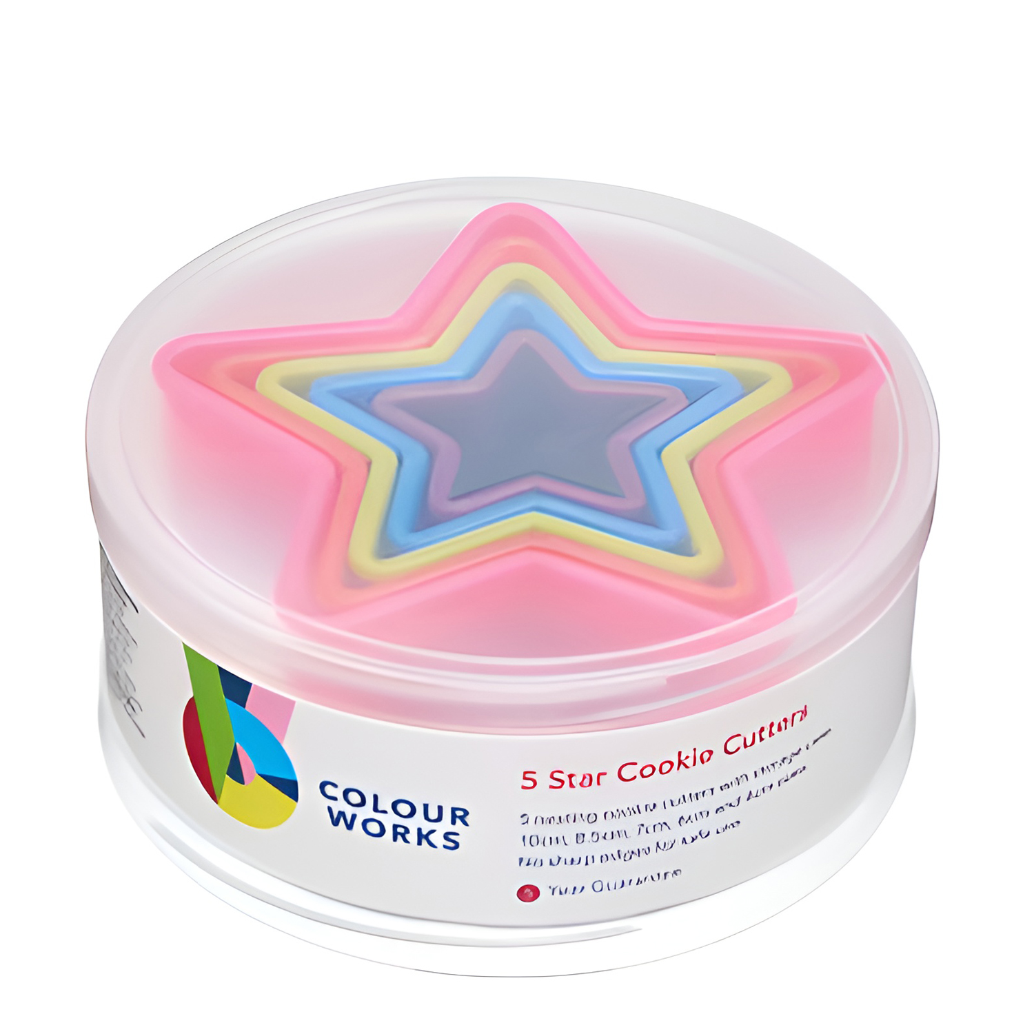 Набор формочек для печенья Colourworks из 5 звездочек  
