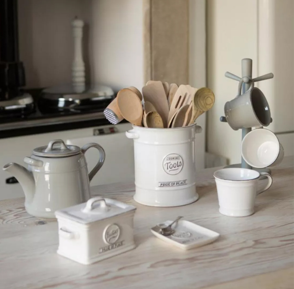 T&G*Органайзер для хранения кухонных принадлежностей Pride of Place White  