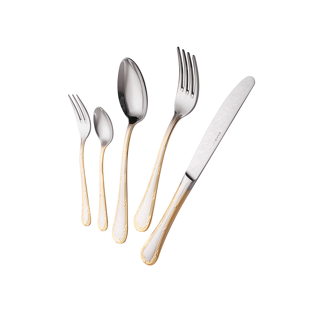 EME Набор столовых приборов LUIGI XVI GOLD DECOR 30 шт  