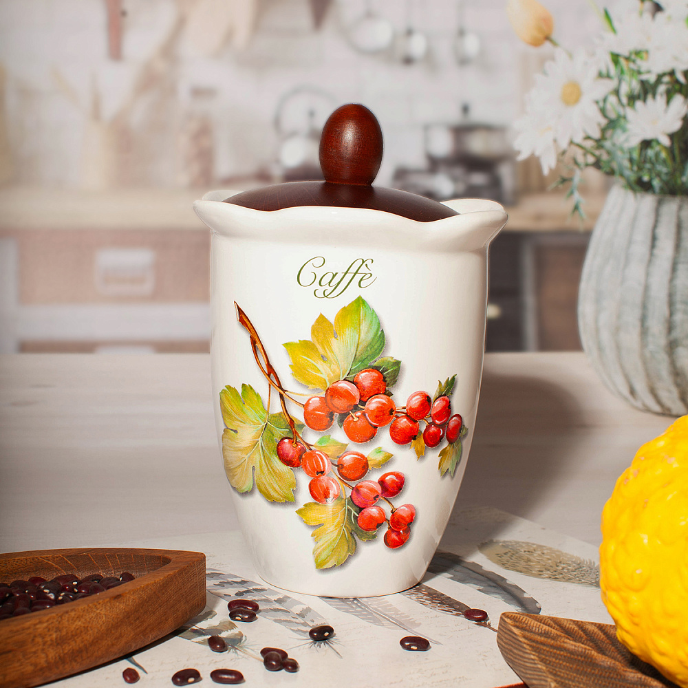  Ёмкость для кофе с крышкой Frutti di Bosco 19 см Арт.: 7370/3-FBO