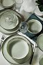 Комплект столовой посуды "Жемчужное настроение" 24 предметов зеленый Арт.: P03