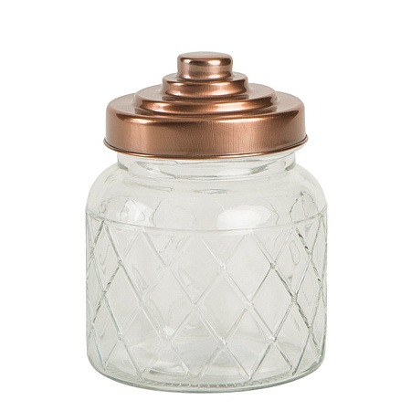  T&G Ёмкость для хранения малая Glass Jars Lattice 600ml Арт.: 13100