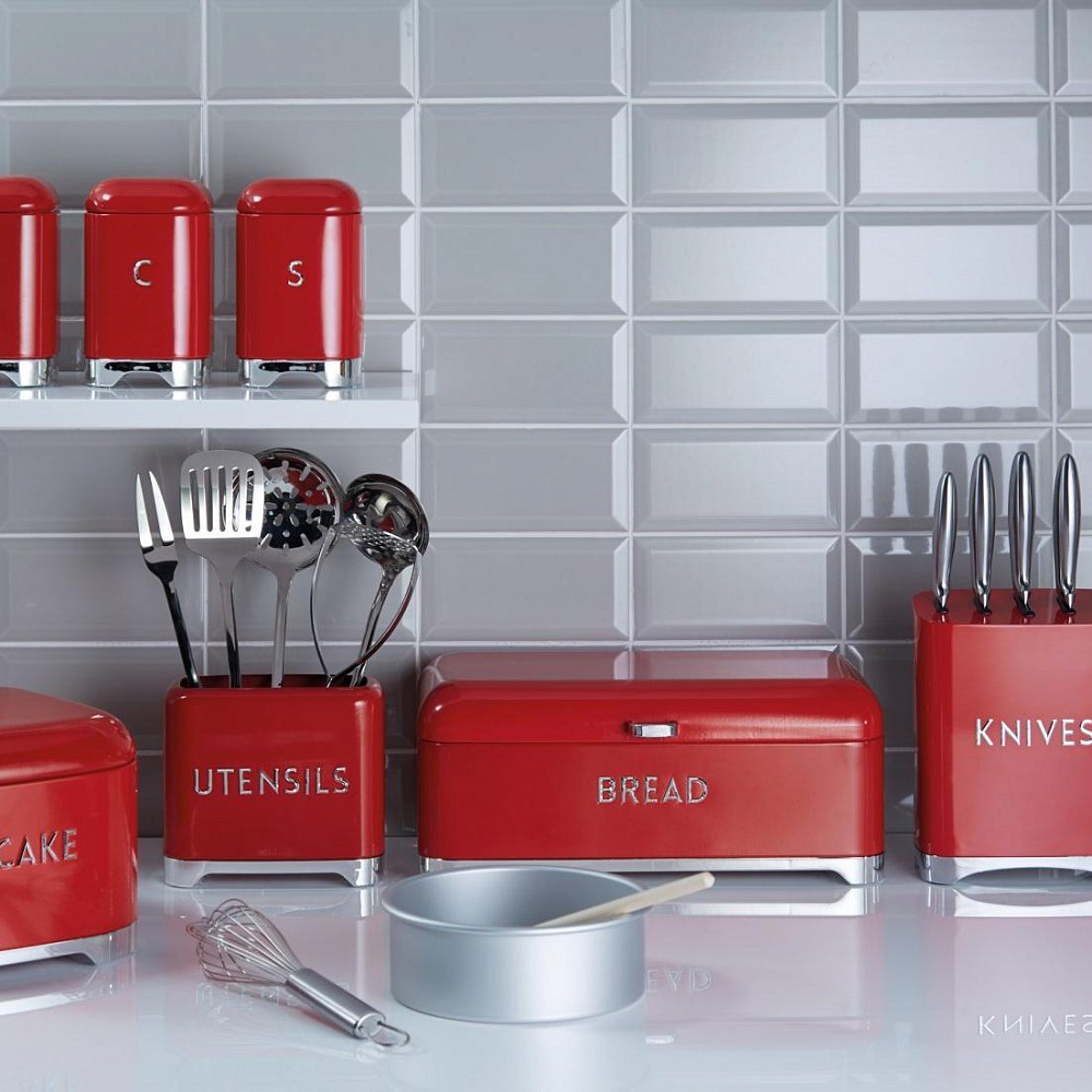 Kitchen Craft Ёмкость для хранения кофе Lovello Retro red Арт.: LOVCOFFEERED