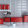 Kitchen Craft Ёмкость для хранения кофе Lovello Retro red Арт.: LOVCOFFEERED