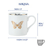 Кружка фарфоровая Butterfly Mikasa WHITE 280 мл Арт.: MKCANBFLY