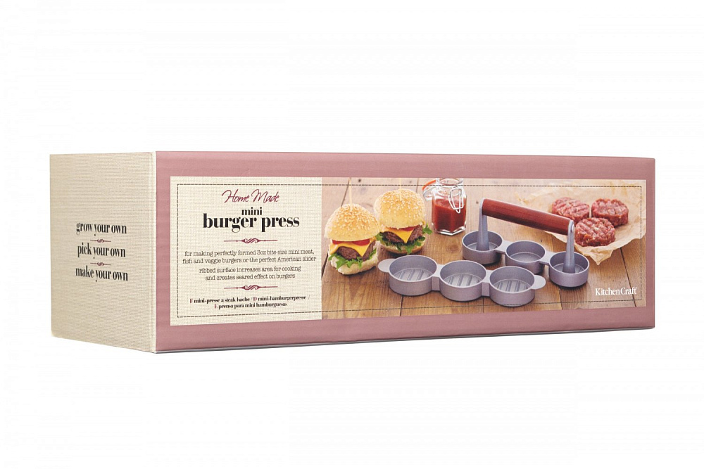  Kitchen Craft Мини-пресс для гамбургеров Арт.: KCHMMINIPRESS