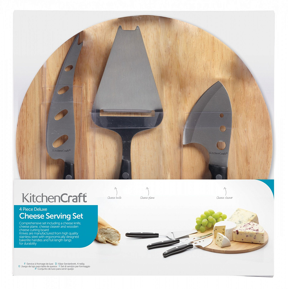 Kitchen Craft Набор сервировочный сыра Natural Elements Арт.: KCCBSET