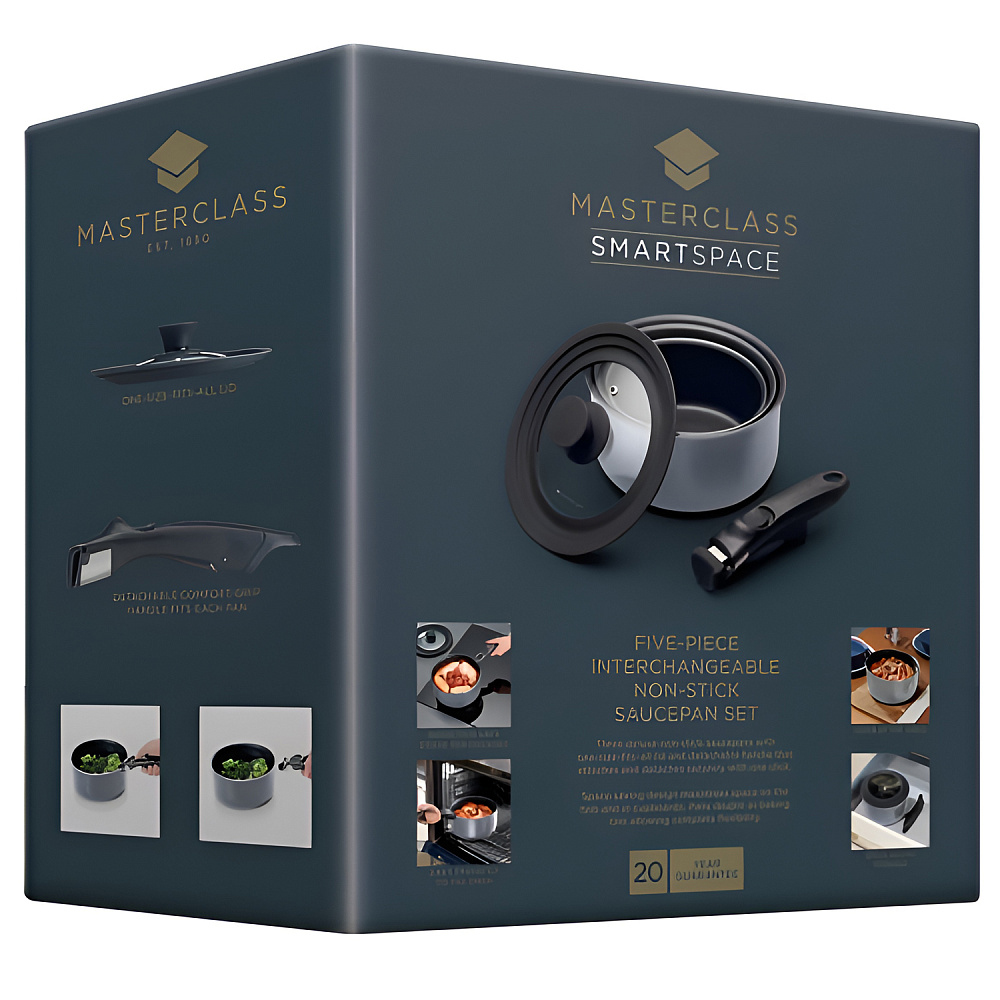  Набор из трех форм с индукционным антипригарным покрытием (17 см, 19,5 см, 21 см) MC Smart Space Арт.: MCSPSPANSET3PC