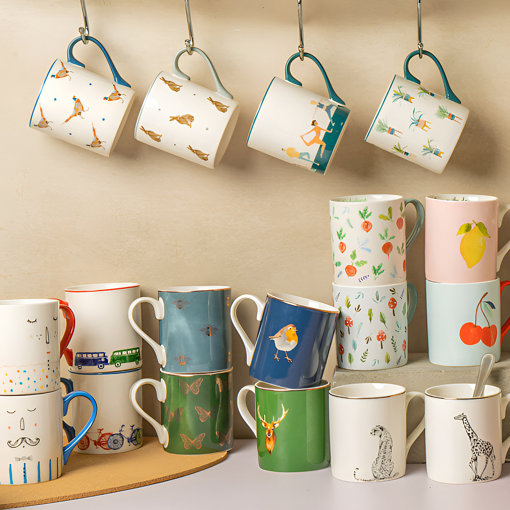  Кружка фарфоровая Robin Mikasa BLUE 280 мл Арт.: MKCANROBIN