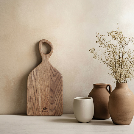  Доска разделочная 41х20*1.7 см деревянная, дуб Арт.: ДРБ-917/2