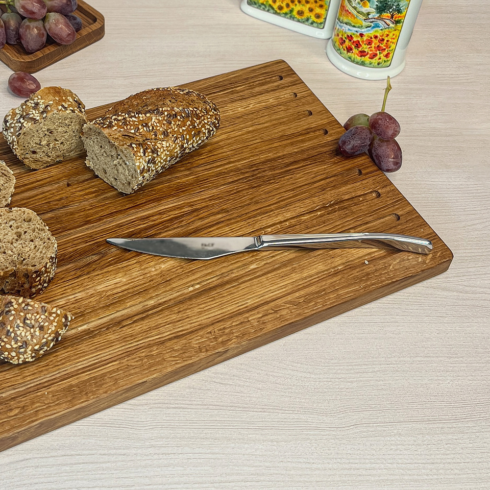  Доска для хлеба 37х25х2 см деревянная, дуб Арт.: ДРИ-1903/1