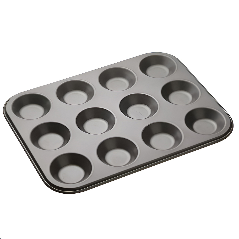  Форма для выпечки с антипригарным покрытием на 12 отверстий MasterClass 32X24см Арт.: KCMCHB29