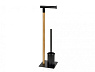 Andrea House Органайзер для туалетной бумаги с ёршиком Black and Wood Арт.: BA18260