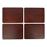 Creative Tops Набор из 4 подставок Wooden brown 29x21 Арт.: 5225817