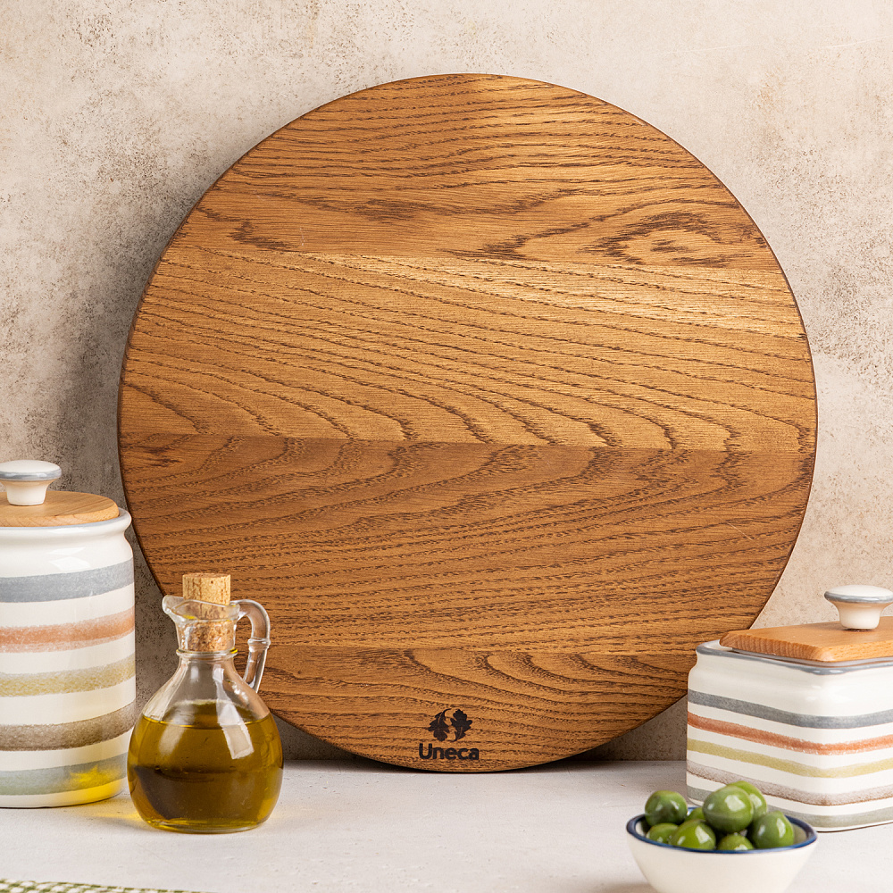  Вращающийся столик 35 см деревянный, дуб Арт.: ДРВ-33/1