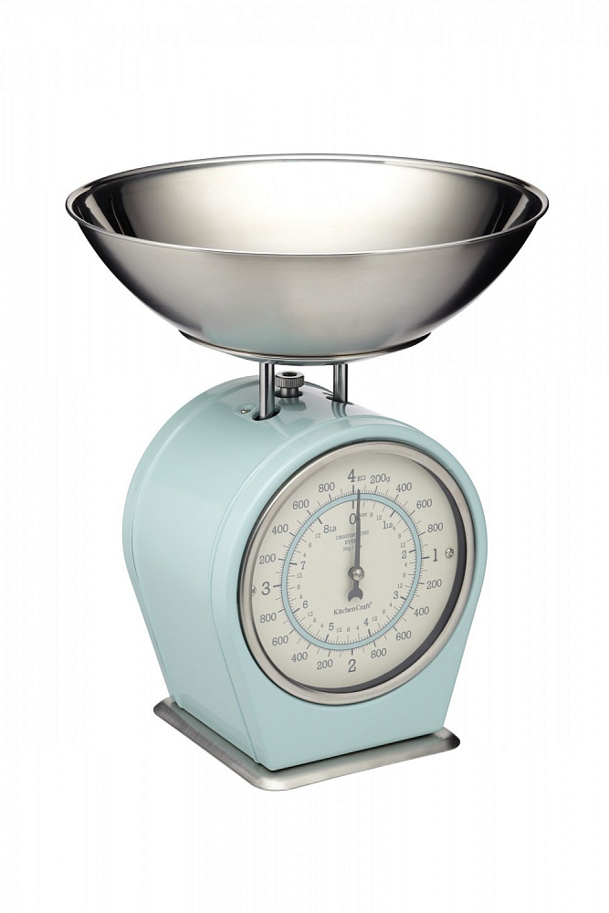 Kitchen Craft Весы кухонные механические Living Nostalgia blue Арт.: LNSCALEBLU