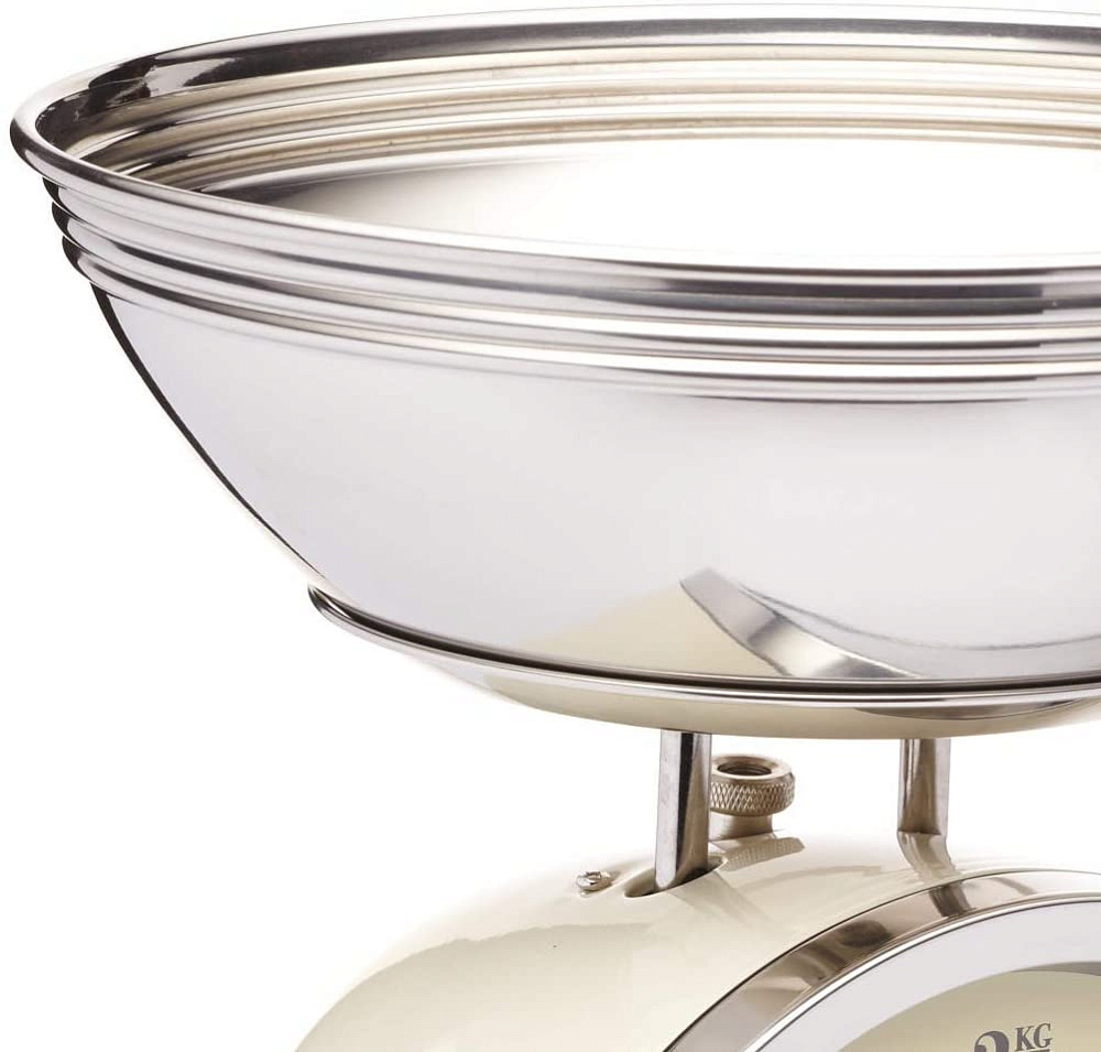  Kitchen Craft Весы кухонные механические Classic Collection cream Арт.: TPCSCALECRE