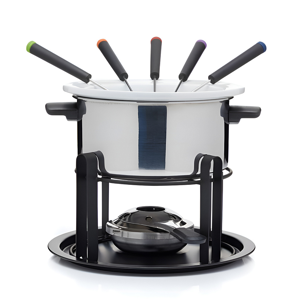 Набор для фондю KitchenCraft Deluxe KC из нерж/стали Арт.: KCFON3IN1