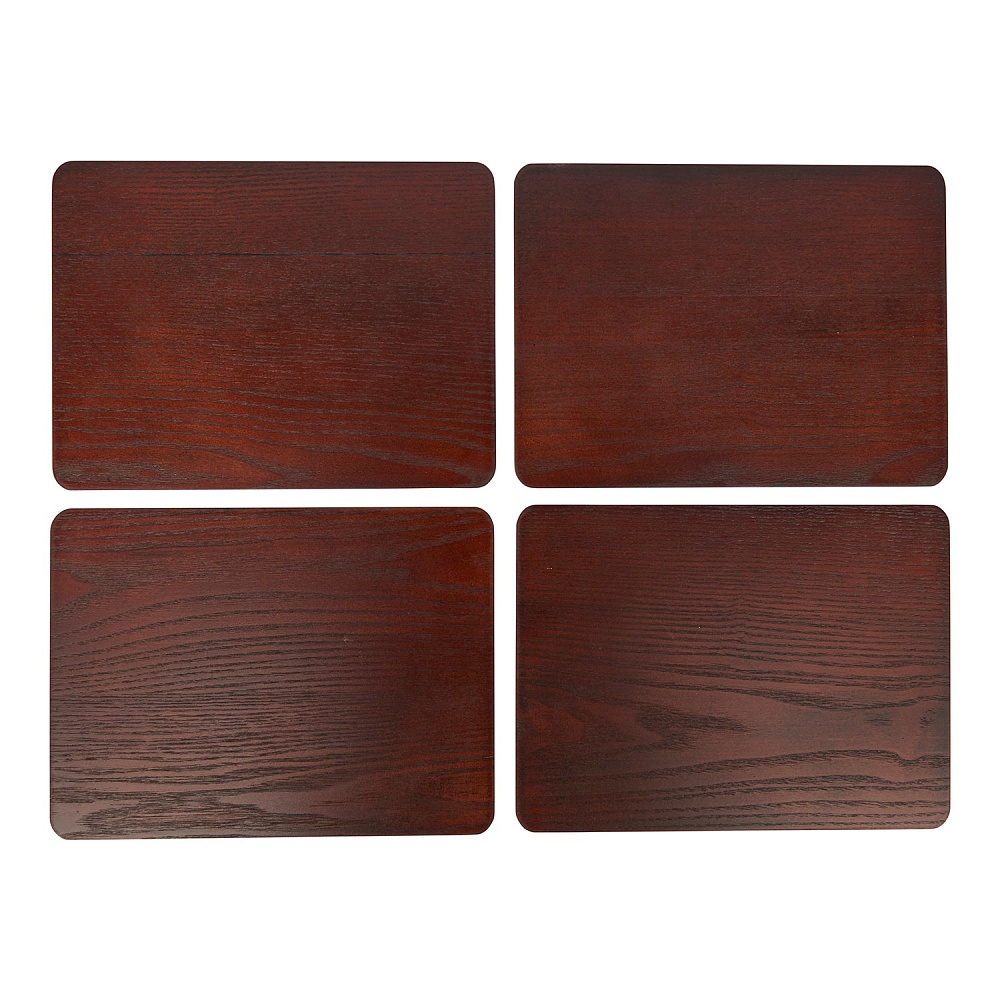  Creative Tops Набор из 4 подставок Wooden brown 29x21 Арт.: 5225817