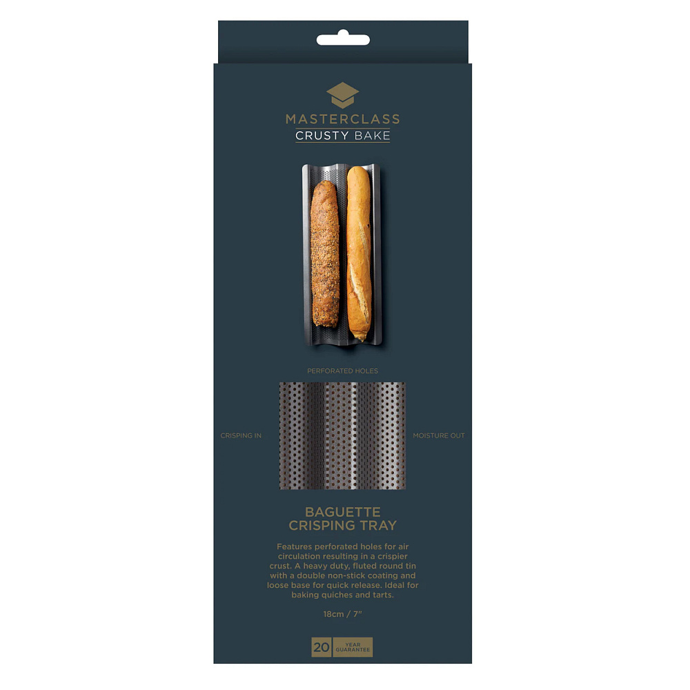 Kitchen Craft Форма для выпечки багетов 39 см с антипригарным покрытием MasterClass Арт.: KCMCCB90