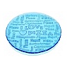 IVV Блюдо I love pizza голубое 33 см Арт.: 7452.1