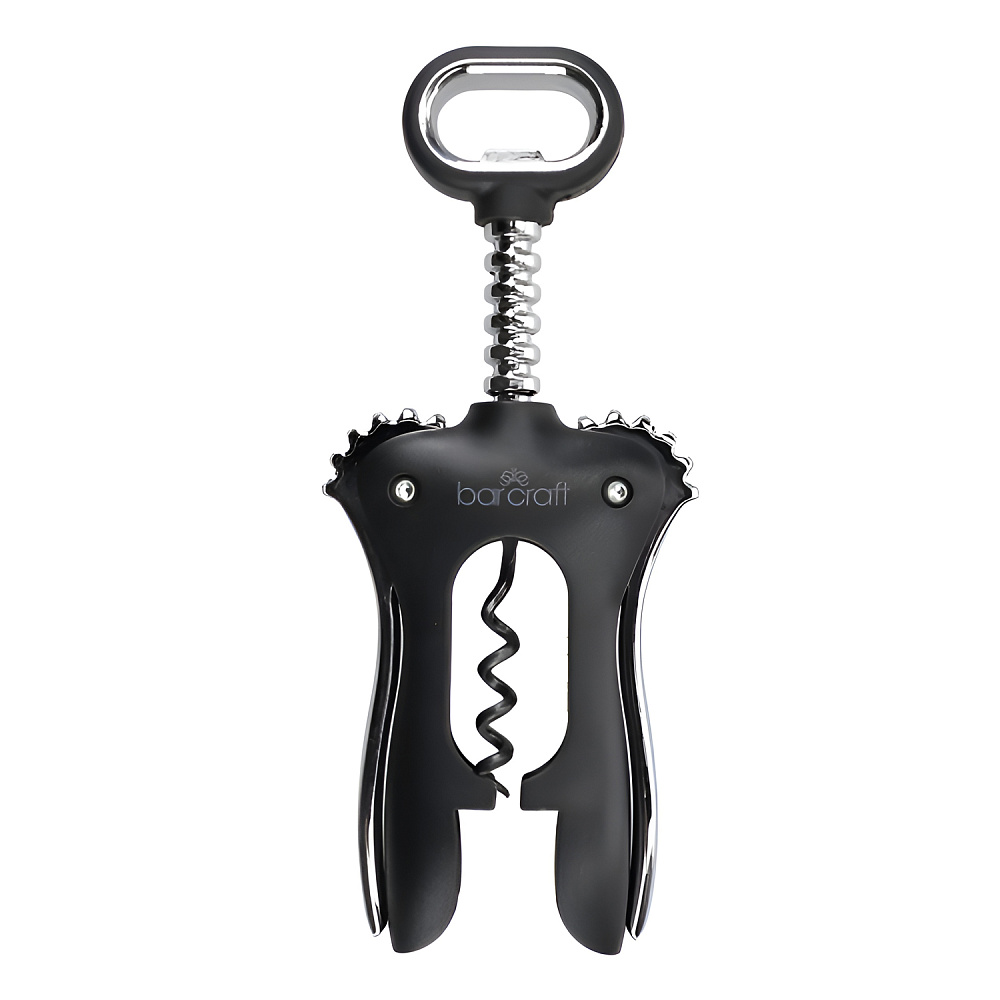 Штопор BarCraft с крыльями, черный Арт.: BCSCREWWING