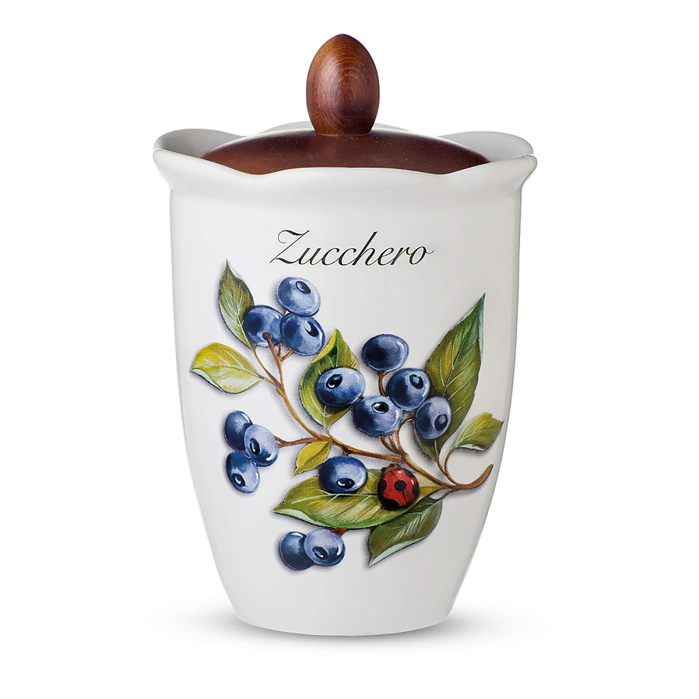  Ёмкость для сахара с крышкой Frutti di Bosco 19 см Арт.: 7370/2-FBO