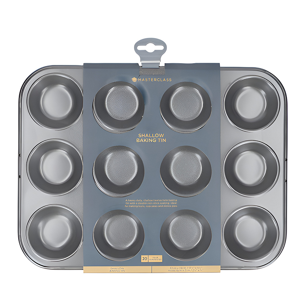  Форма для выпечки с антипригарным покрытием на 12 отверстий MasterClass 32X24см Арт.: KCMCHB29