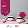 Набор из 2 чайных пар фарфоровых Luxe Deco 200 мл Mikasa Арт.: MKLDBANDCUPPK2