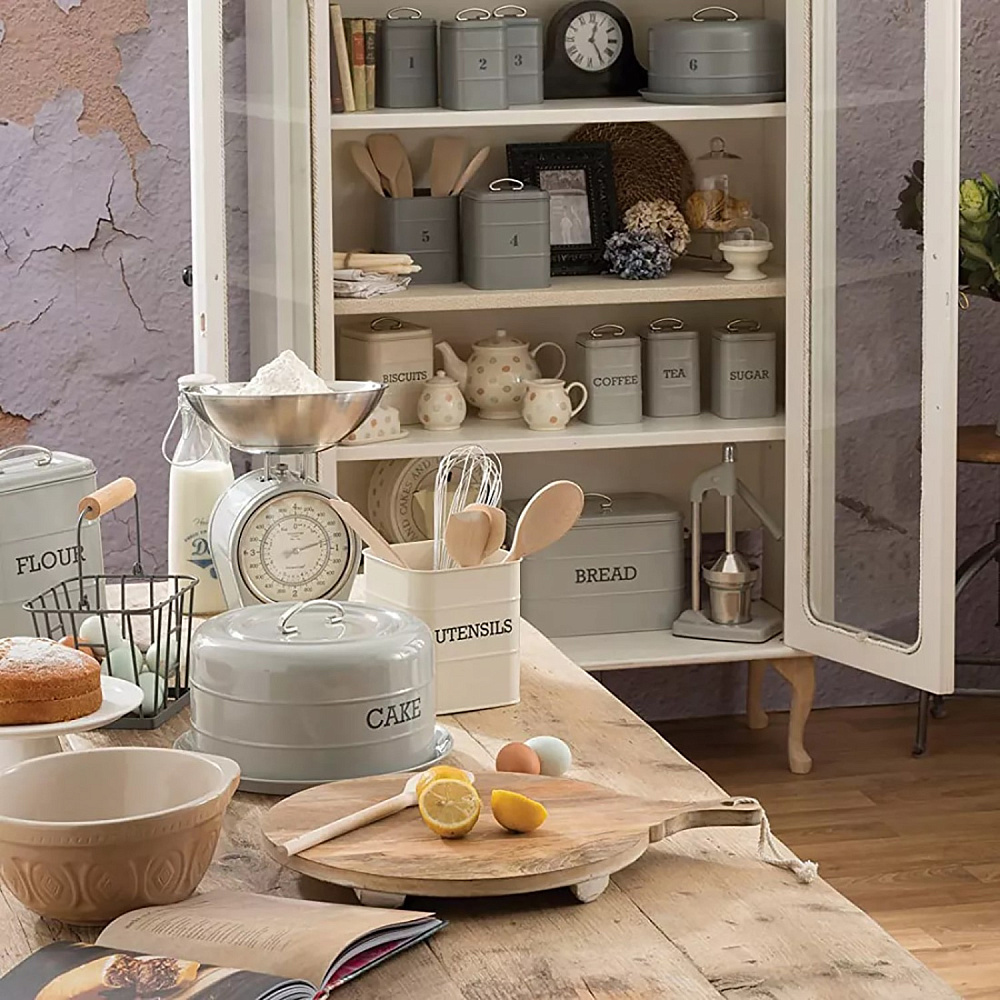  Kitchen Craft Ёмкость для хранения муки Living Nostalgia creamy Арт.: LNFLOURCRE