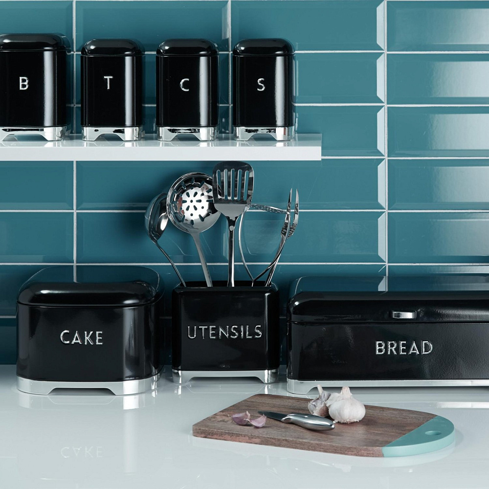  Kitchen Craft Органайзер для кухонных принадлежностей Black Арт.: LOVUTENBLK