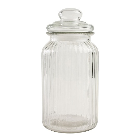  T&G Ёмкость для хранения Glass Jars Ribbed  Арт.: 13003