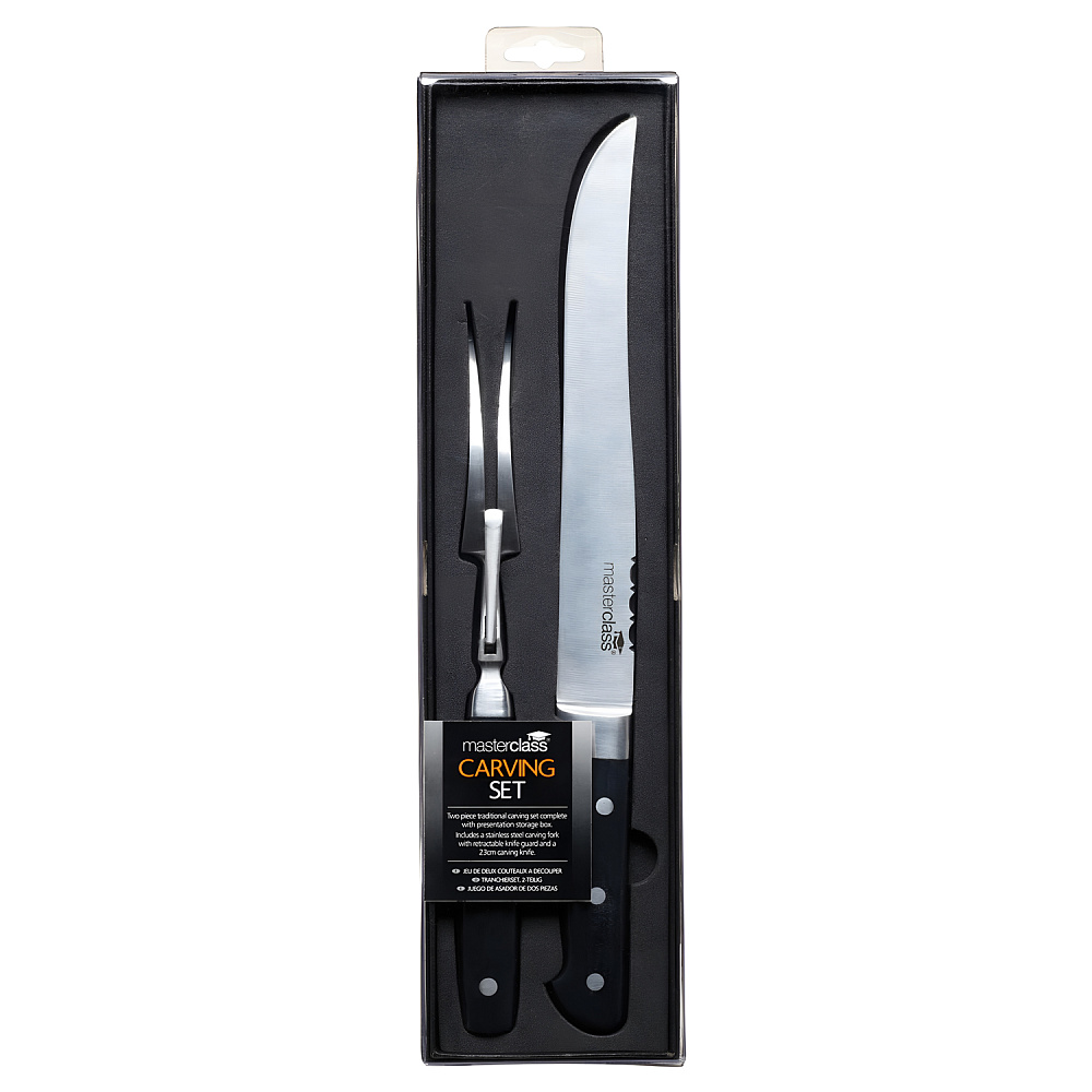  Набор из 2 предметов для нарезания MC DELUXE Арт.: KCCARVSETBLK