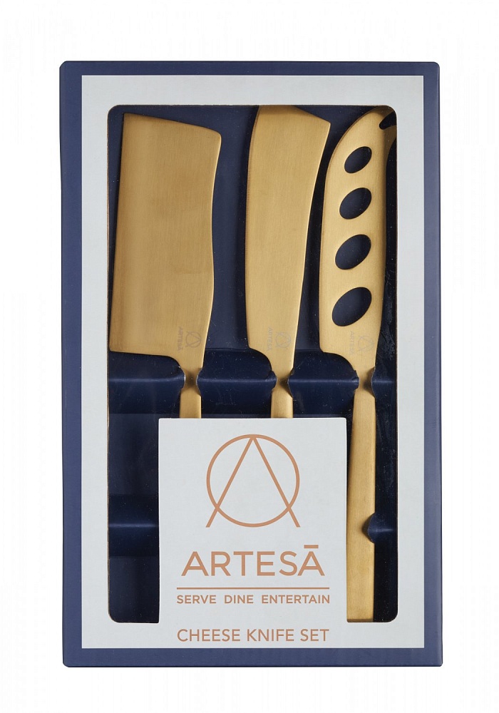  Kitchen Craft Набор ножей для сыра Арт.: ARTCHSBRA3PC