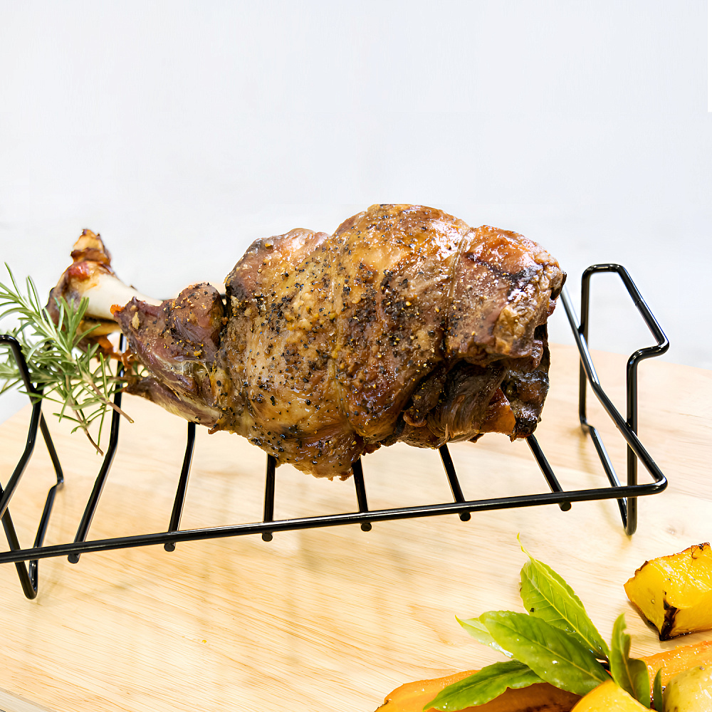  Решетчатая жаровня с антипригарным покрытием, KC 30X21X7см нерж/сталь Арт.: KCRACKNS