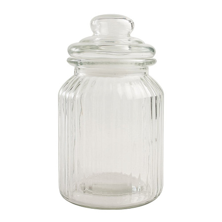  T&G Ёмкость для хранения Glass Jars Ribbed  Арт.: 13002