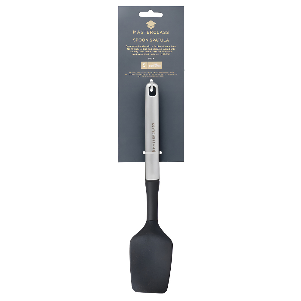  Ложка-лопатка с мягким захватом из нерж/стали Soft Grip MC, 30 см GREY Арт.: MCSSSPNSPAT