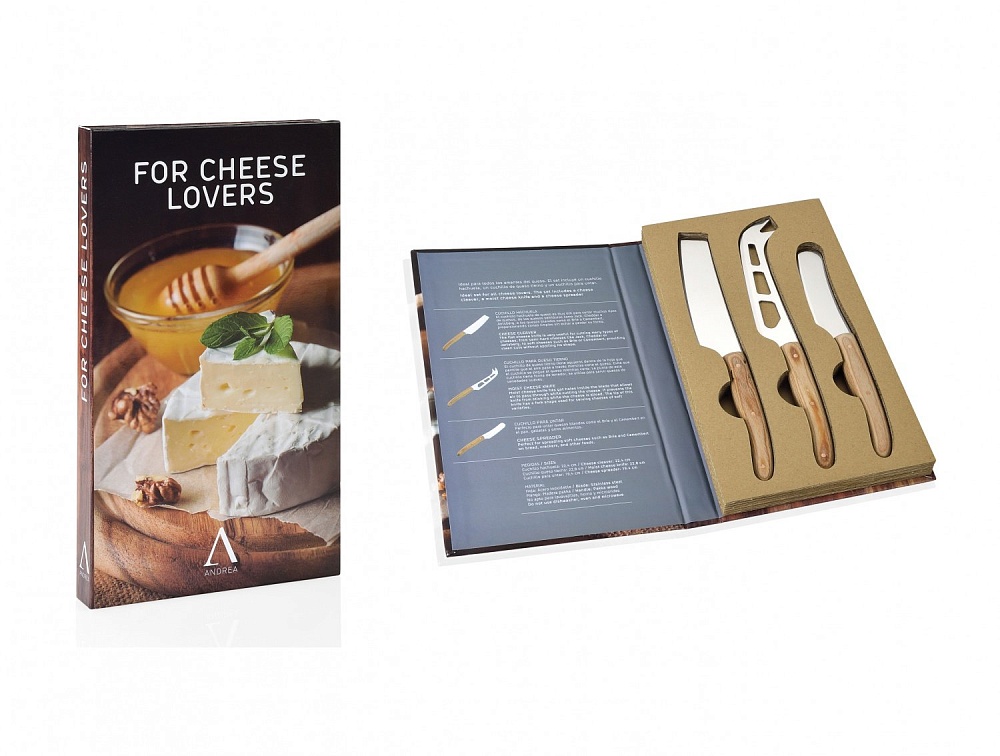  Andrea House Подарочный набор из 3 ножей для сыра Арт.: CC17007