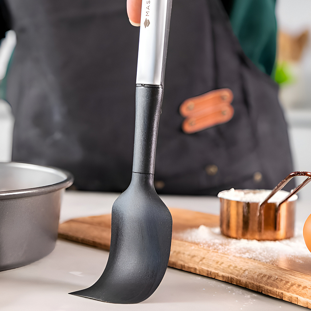  Лопатка-шпатель из нерж/стали Soft Grip MC, 30см GREY Арт.: MCSSSPAT