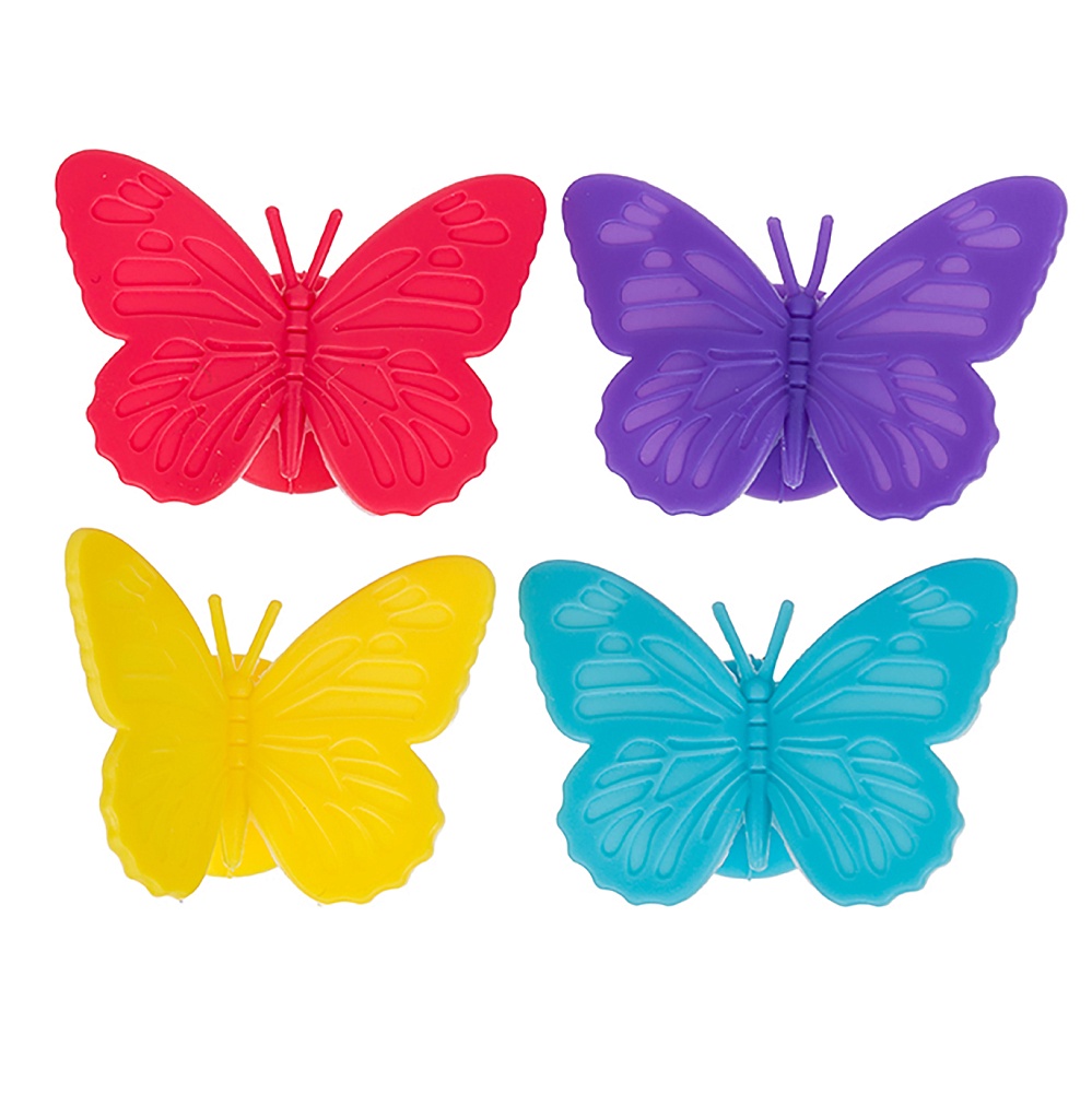  Набор из 6 маркеров на присоске для бокалов butterfly Арт.: HJ-GM05
