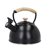 Чайник со свистком чёрный La Cafetière с деревянной ручкой, 1,6 л Арт.: LCWHKETBLK