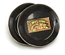 SagaForm Набор тарелок для закуски черные, 2 шт Арт.: 5018064