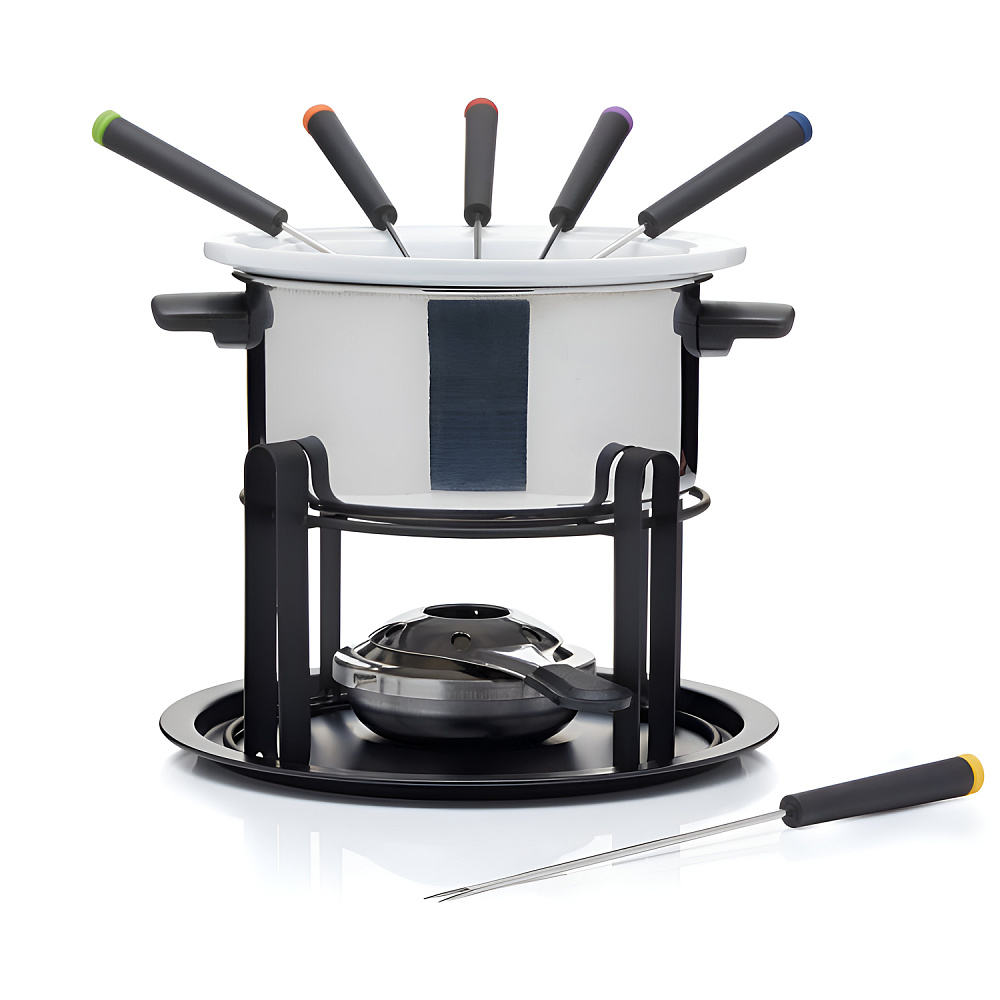 Набор для фондю KitchenCraft Deluxe KC из нерж/стали Арт.: KCFON3IN1