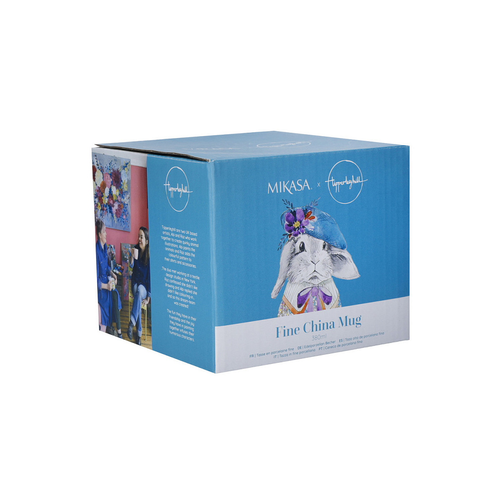 Кружка фарфоровая Mikasa Tipperleyhill с принтом кролика 380 мл Арт.: MKTIPPMUGRAB