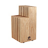 Подставка для 10 ножей деревянная, дуб Арт.: ДРБ-953/1
