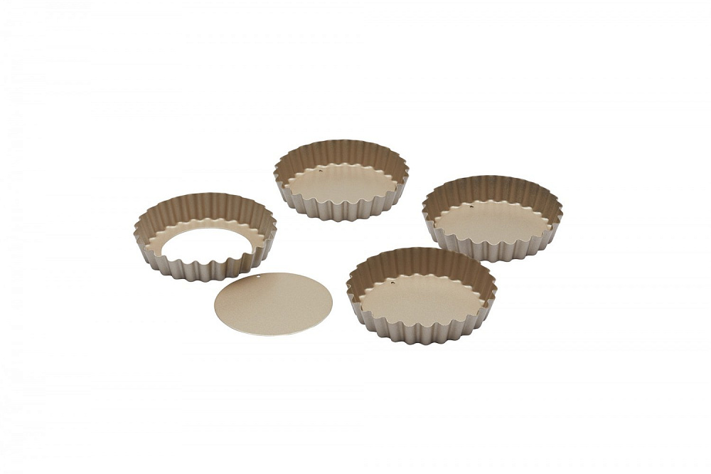  Kitchen Craft Набор формочек для выпечки, Paul Hollywood, 10 см, 4 шт Арт.: PHMINIFLAN
