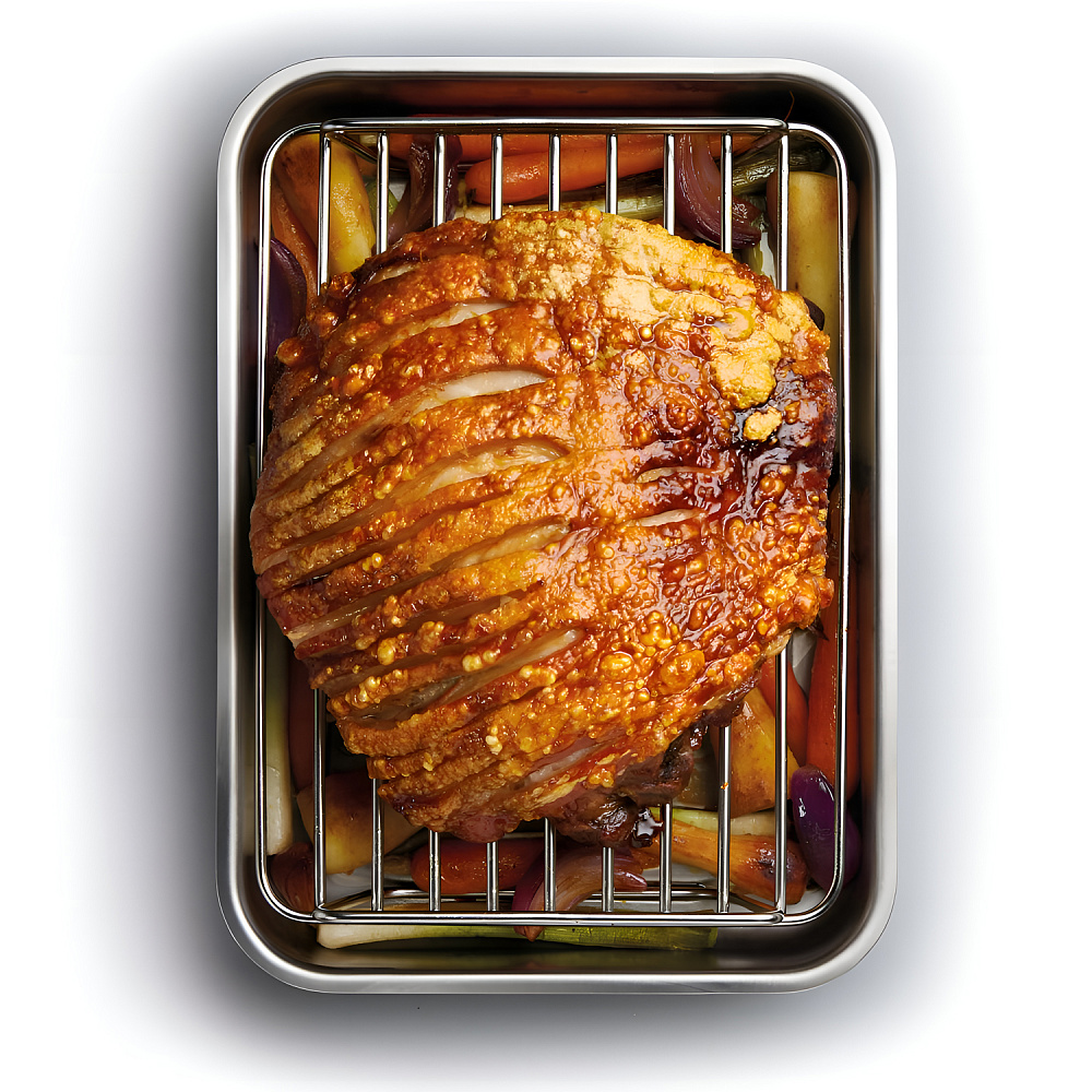 Решетка для запекания MasterClass 32X23 см нерж/сталь Арт.: MCROASTRACKLRG