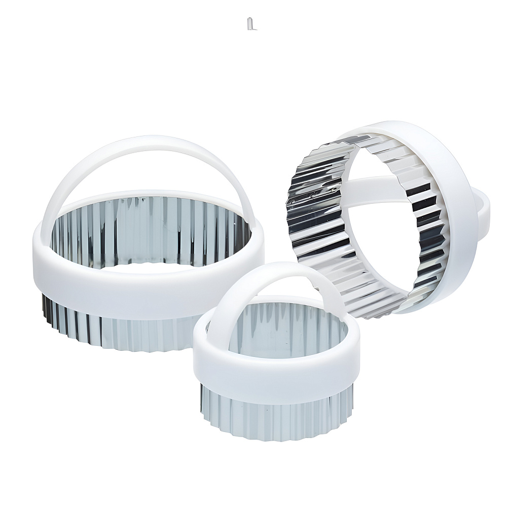  Набор из 3 рифленых формочек для выпечки KC Арт.: KCPASTRY3