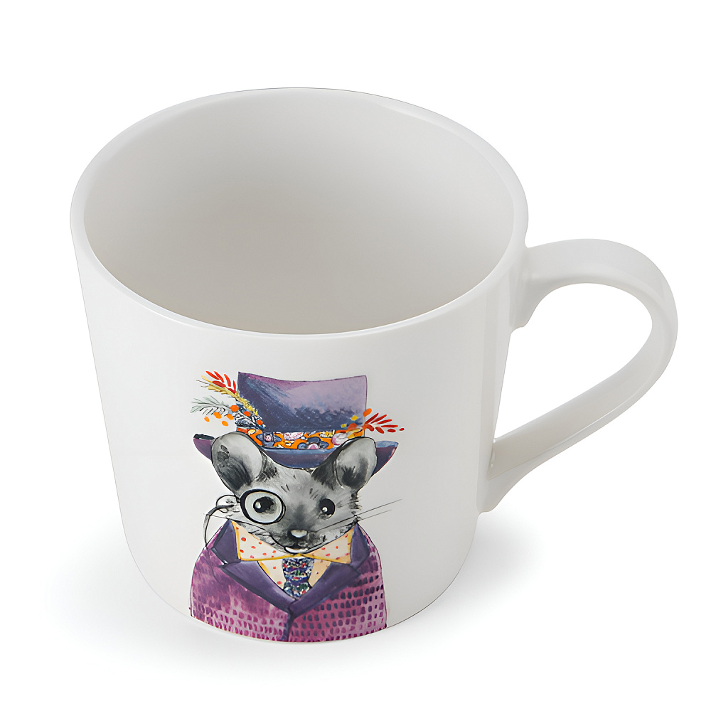  Кружка фарфоровая Mikasa Tipperleyhill с принтом мыши MK 380 мл Арт.: MKTIPPMUGMSE